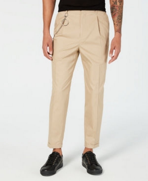 INC Mens London Cotton Regular Fit Chino Pants