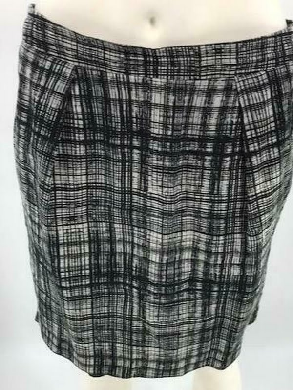 Ann Taylor Loft Plaid Skirt, Size 6